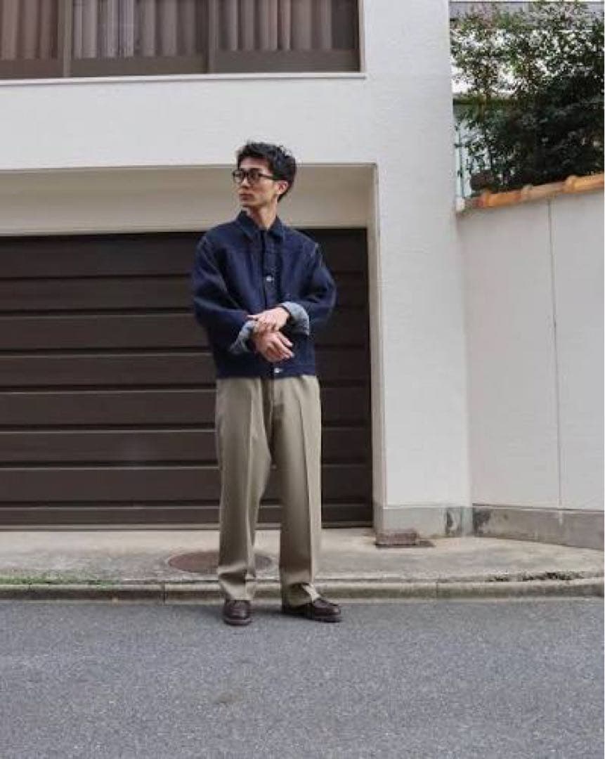 定価5.5万A.PRESSEcovert cloth trousers 3