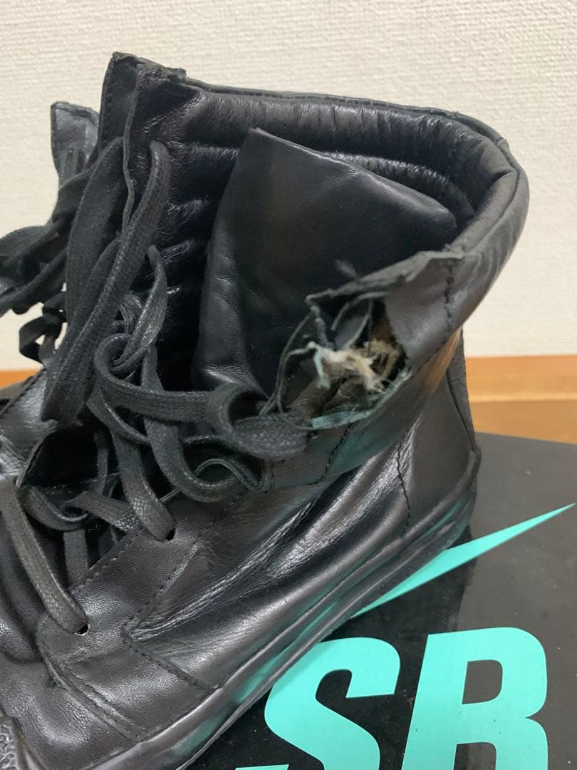 ボリスビジャンサベリ　ミリタリーブーツ ブラック レザー