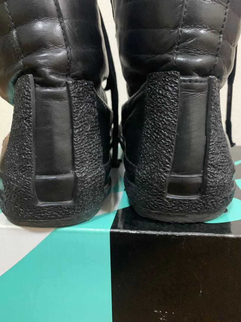 ボリスビジャンサベリ　ミリタリーブーツ ブラック レザー