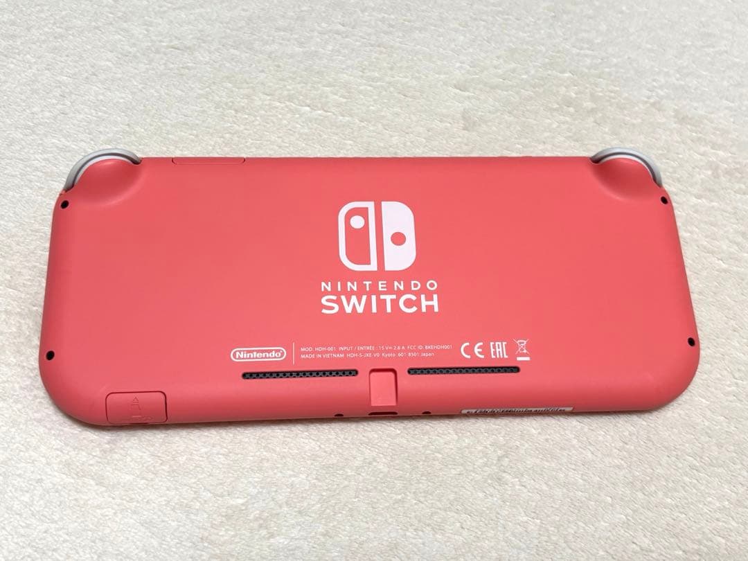 【箱・保護ケース付】Nintendo Switch Lite コーラル本体