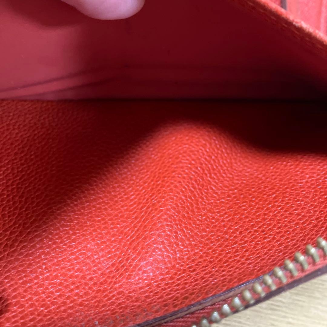 正規品 ルイヴィトン アンプラント 長財布 レッド