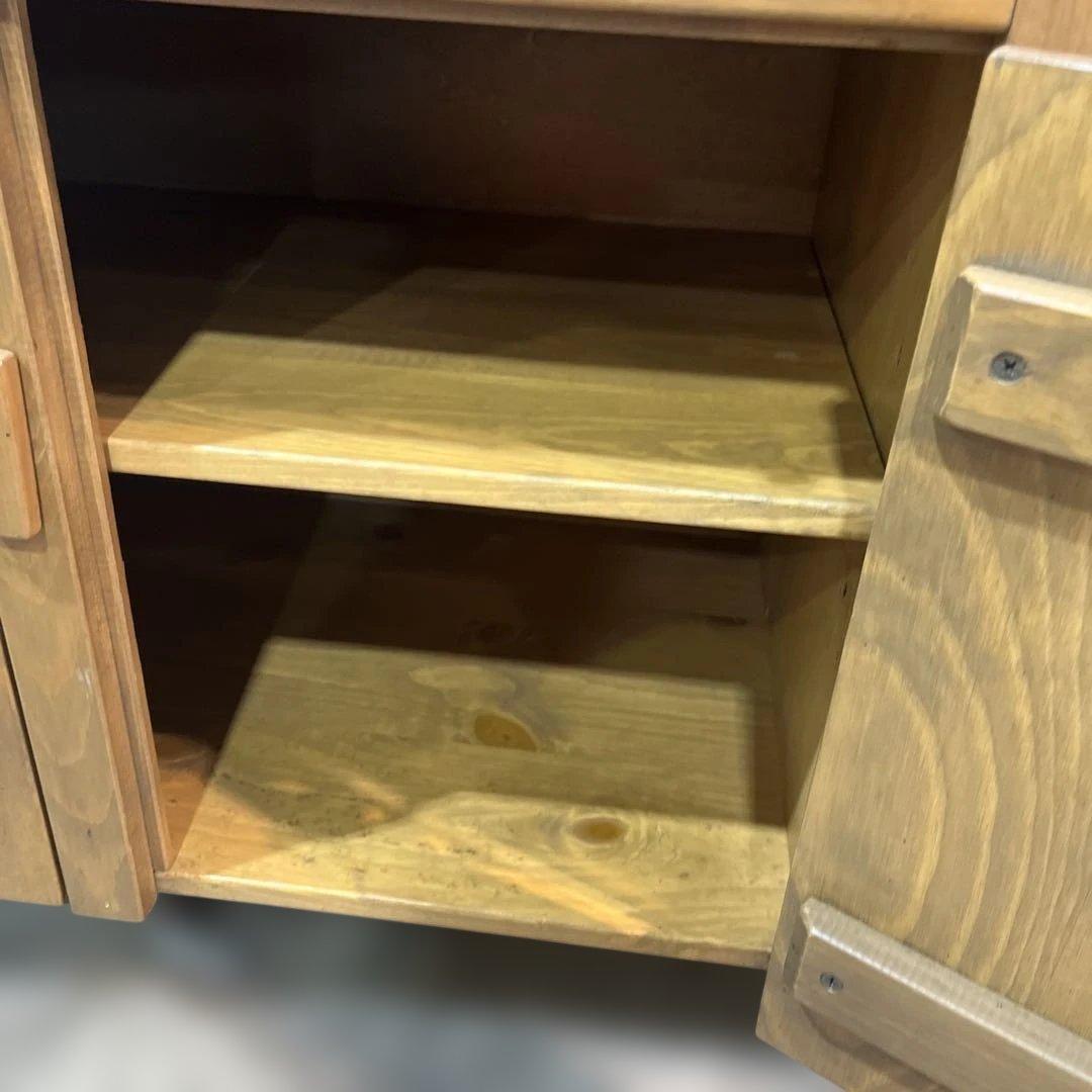 【アンファン】カントリー調カップボード◇訳あり◆