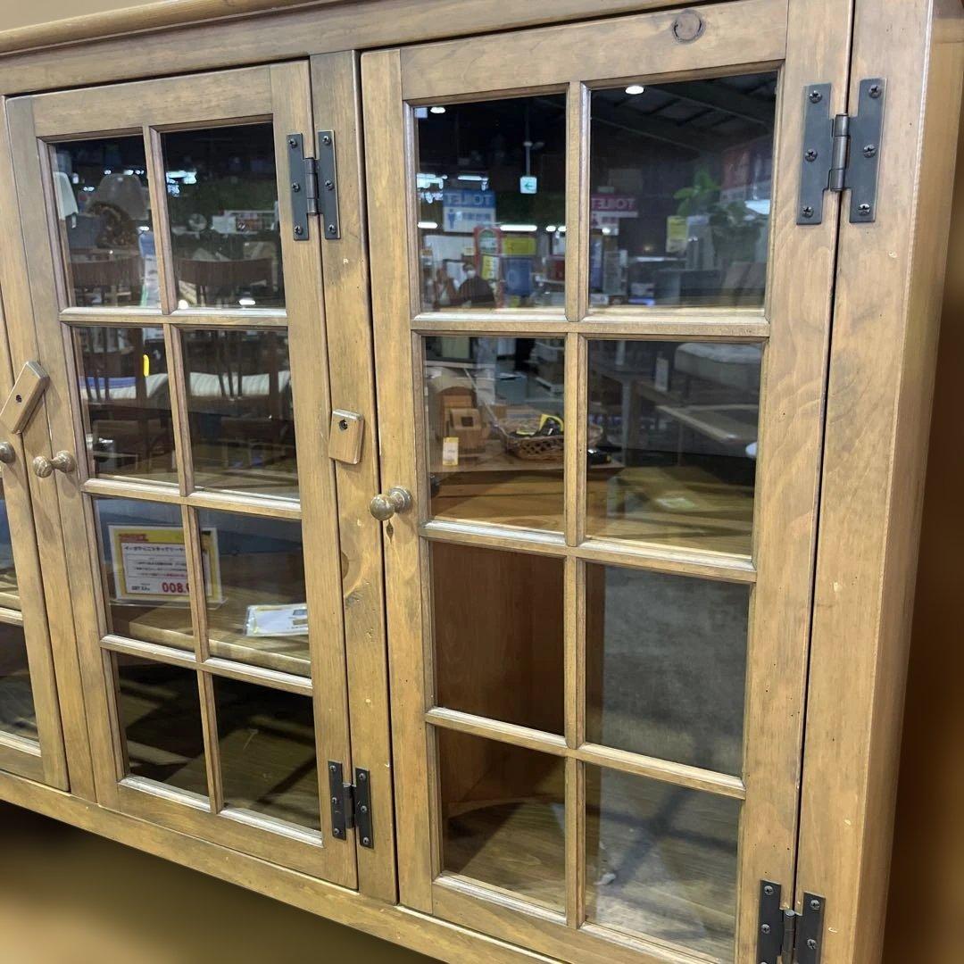 【アンファン】カントリー調カップボード◇訳あり◆