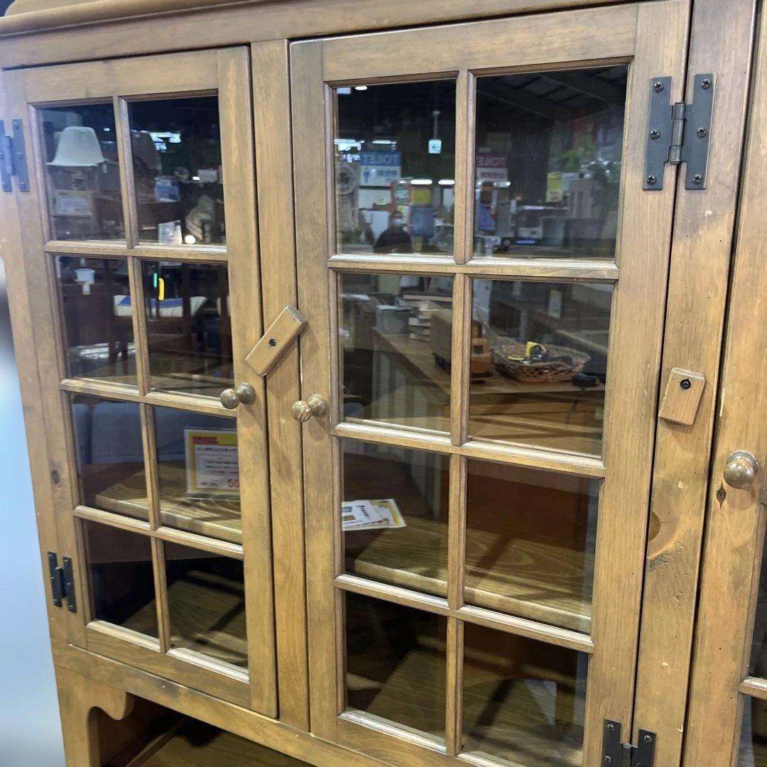 【アンファン】カントリー調カップボード◇訳あり◆