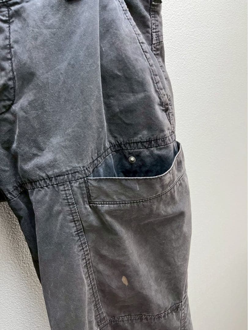 90s アルマーニジーンズ ポプリン パンツ ブラック　イタリア製