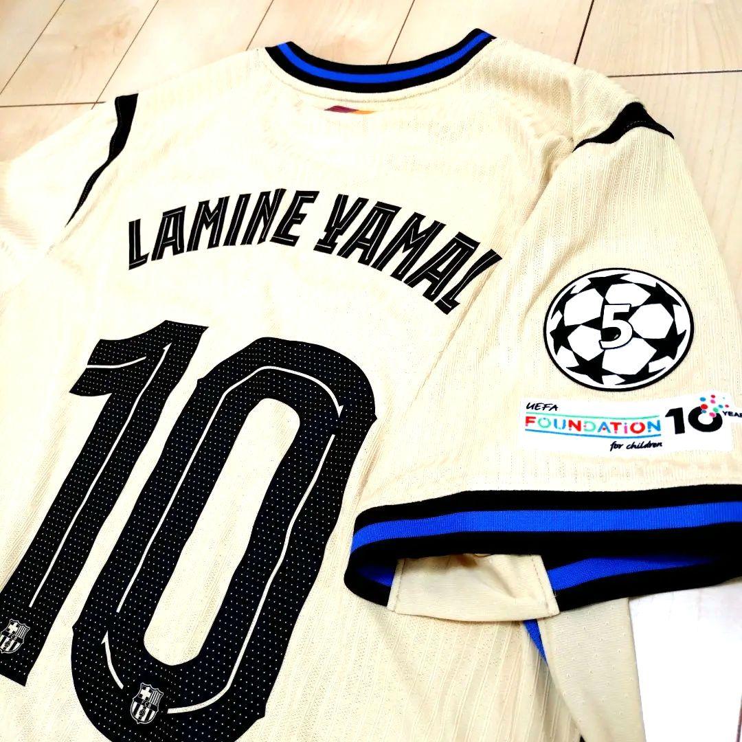 新品未使用 FCバルセロナ LAMINE YAMAL 10番シャツ CL仕様
