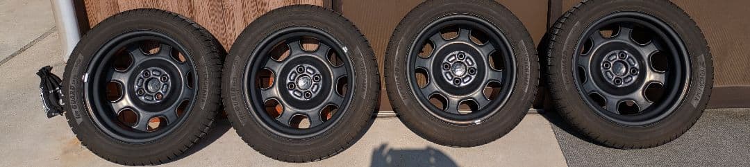 現行ハスラー　 15インチ スタッドレスタイヤ・ホイール 4本セット