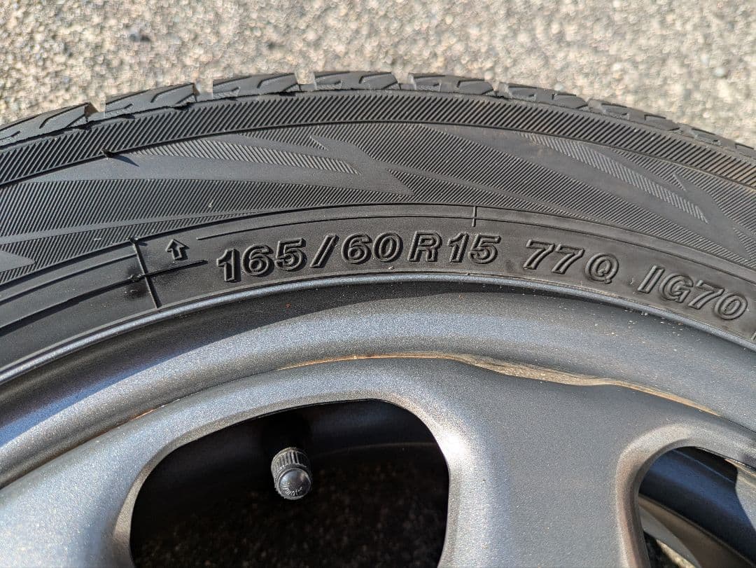 現行ハスラー　 15インチ スタッドレスタイヤ・ホイール 4本セット