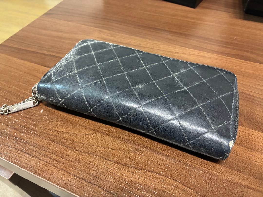 CHANEL カンボン ラウンドファスナー