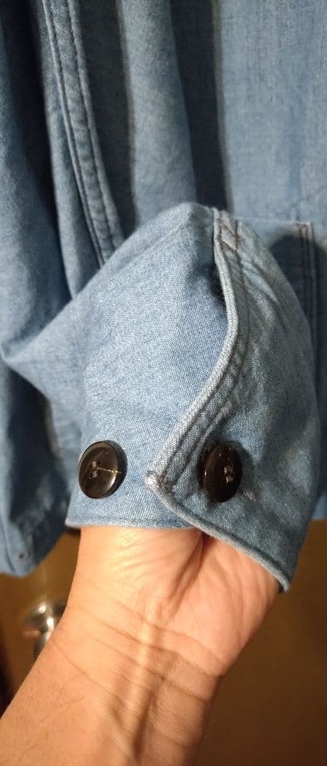 NICENESS WOODS 10.8ozデニムカバーオール ブルー M