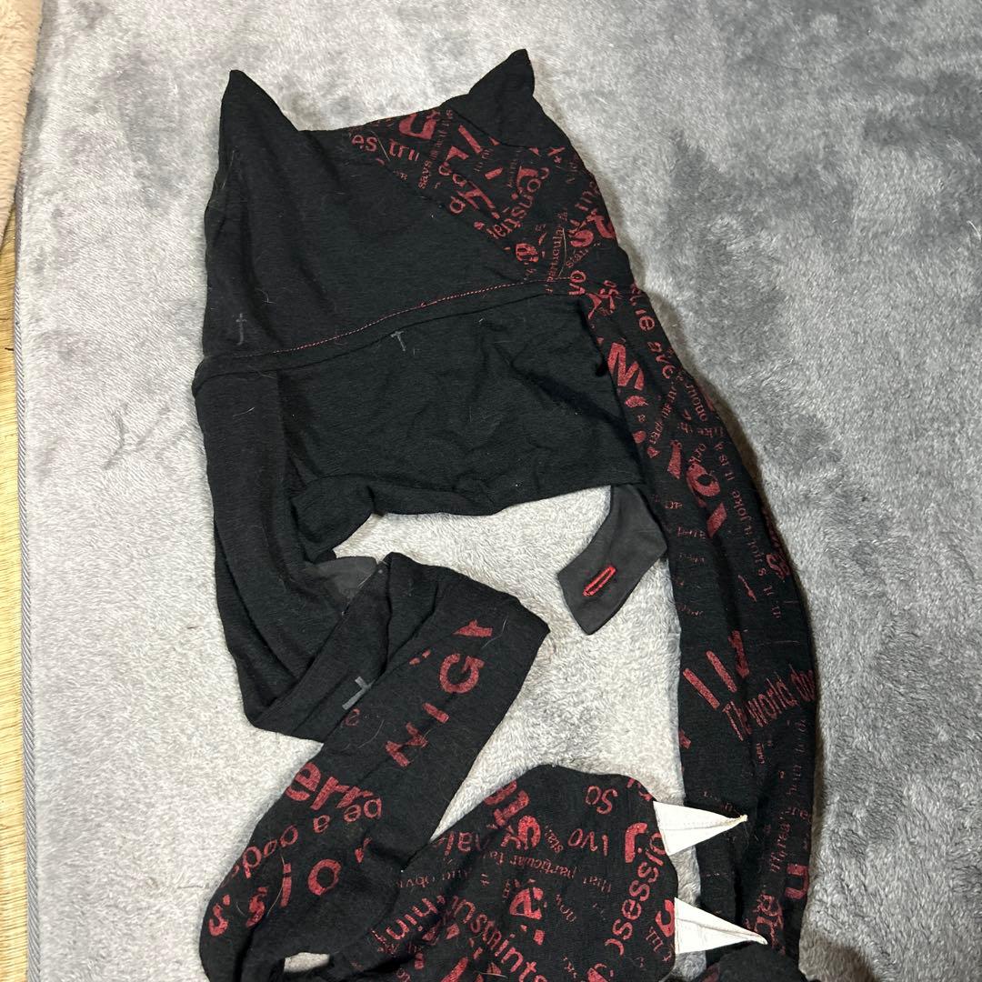 h.naoto 猫耳フード付きマフラー