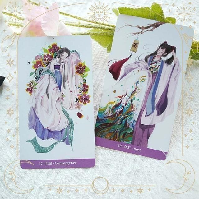 【正規品オラクルカード】ピンクエッジ✨古代中国からインスピレーションを得るデッキ