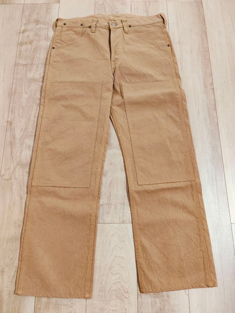 Deluxeware DX602A ワークパンツ W34 L36 ベージュ