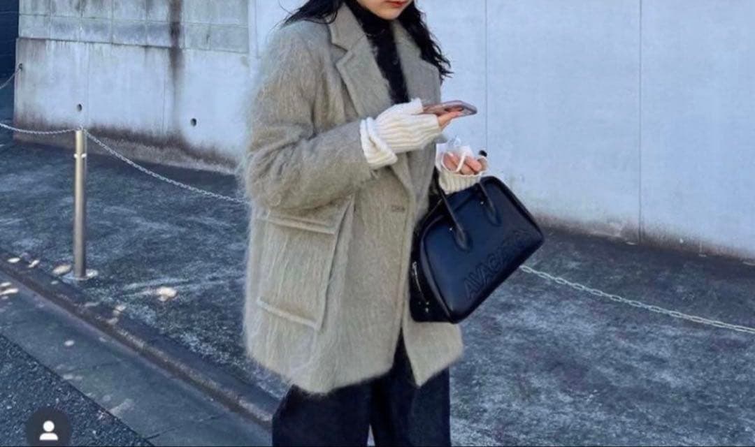 HYKE × Edition モヘアコート サイズ1