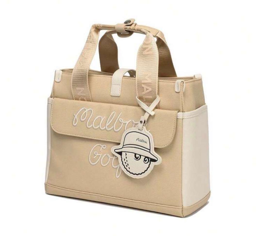 【新品】Malbon Golf ゴルフ カートバッグ ベージュ