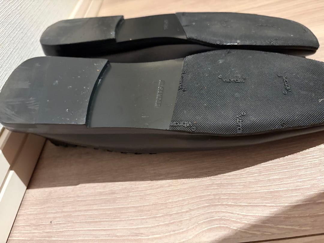 ジルサンダー JILSANDER アンクルリング ステッチ バレリーナ パンプス