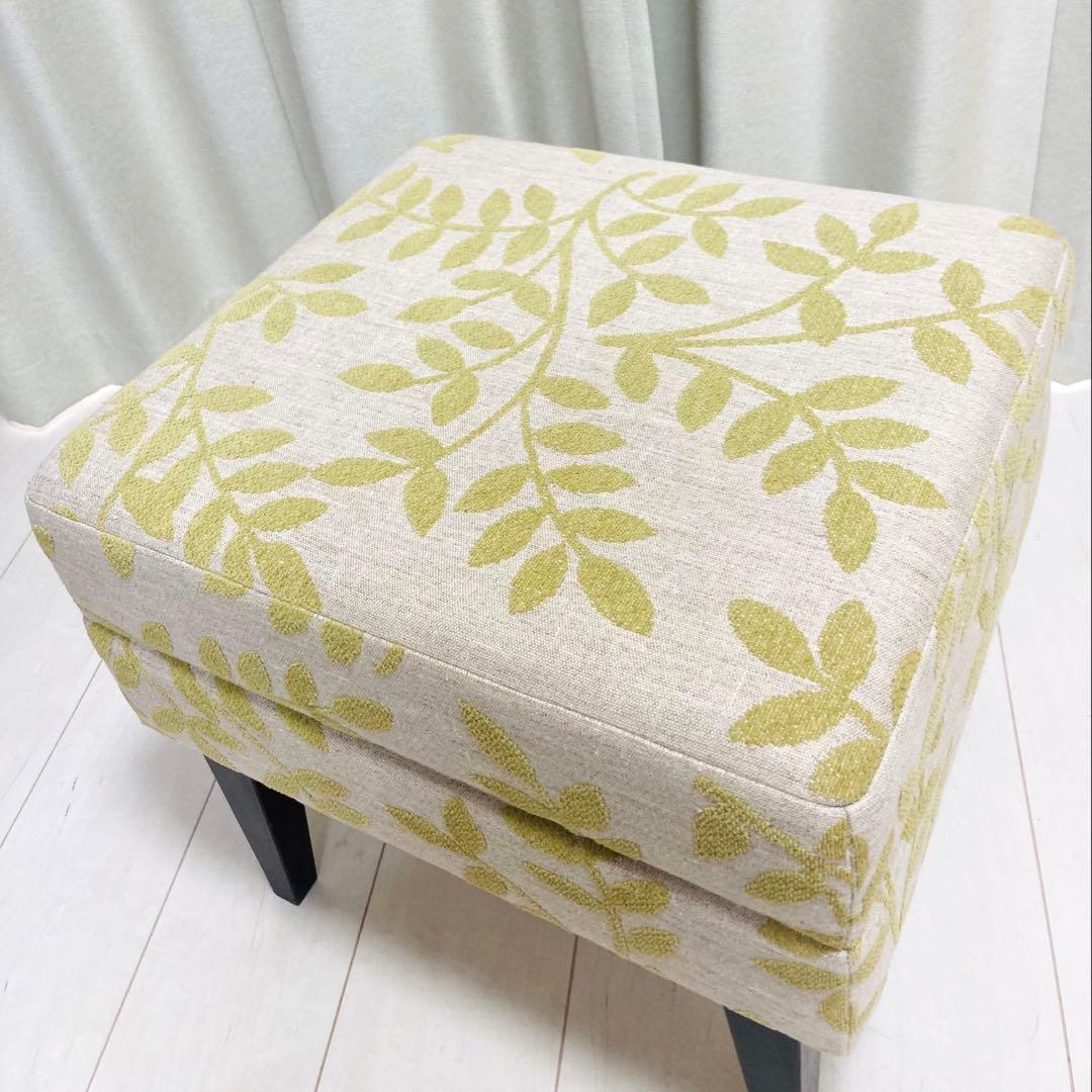 IDEE イデー　オットマン　スツール　リーフ柄