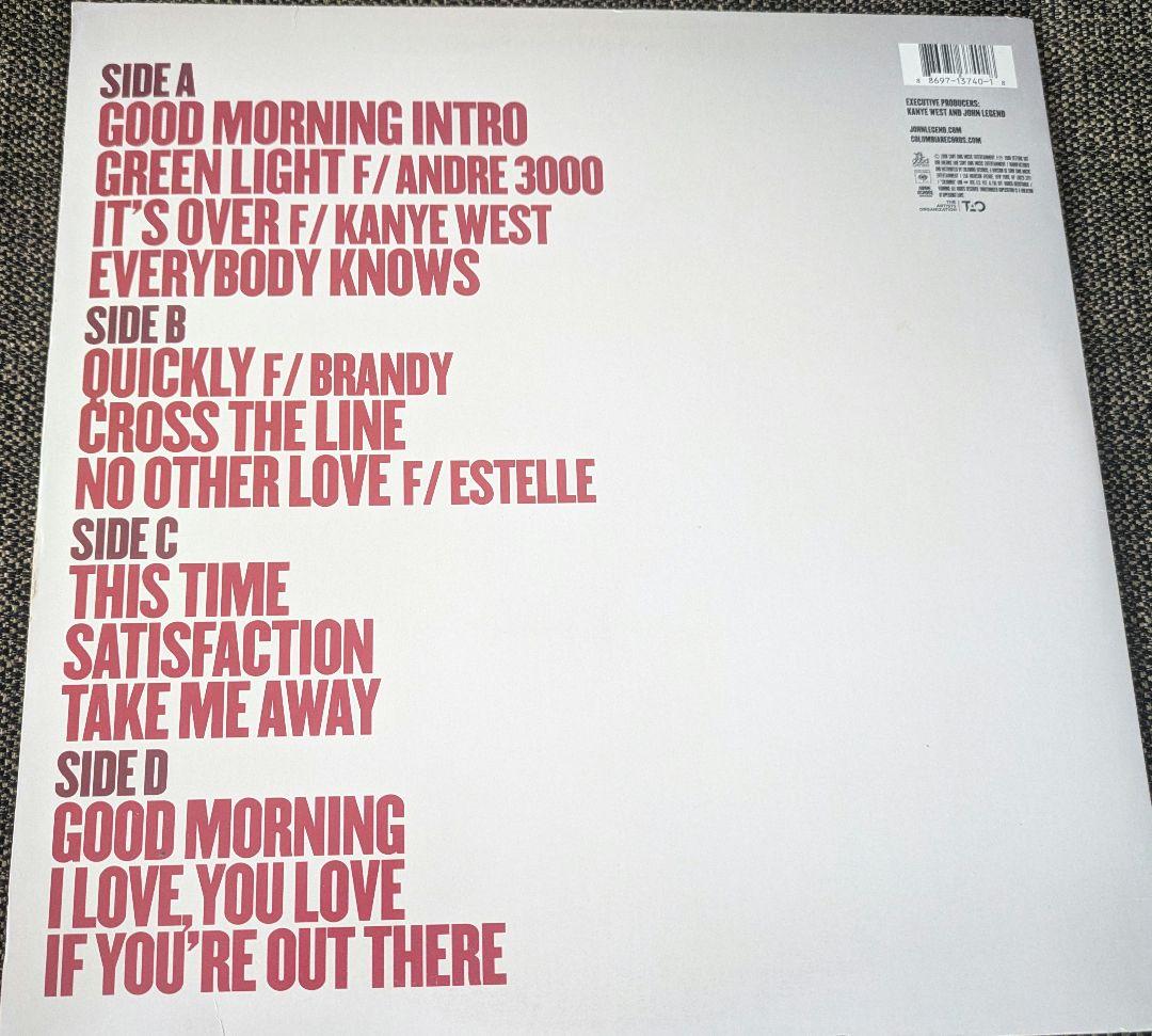 John Legend Evolver レコード LP