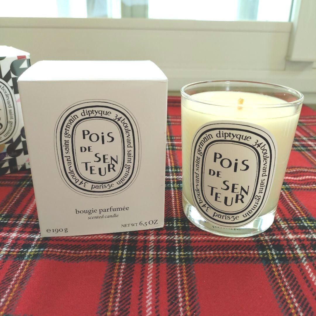 【diptyque】キャンドル190g ★POiS DE SENTEUR
