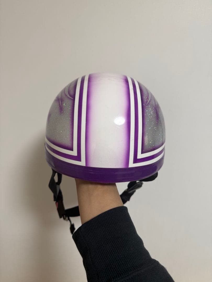 ファイアーパターン　半キャップ　コルク半