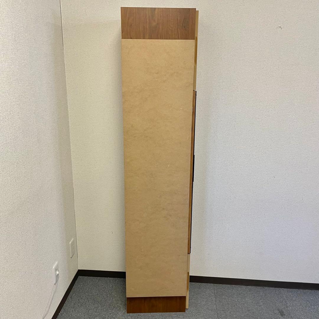 【美品】テレビ台 ローボード ヴィンテージ調 ダークガラス扉 日本製F