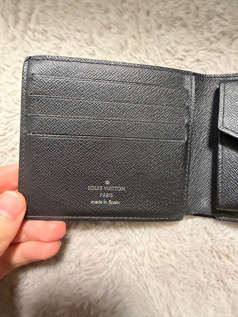 ルイ・ヴィトン ブラック 二つ折り財布