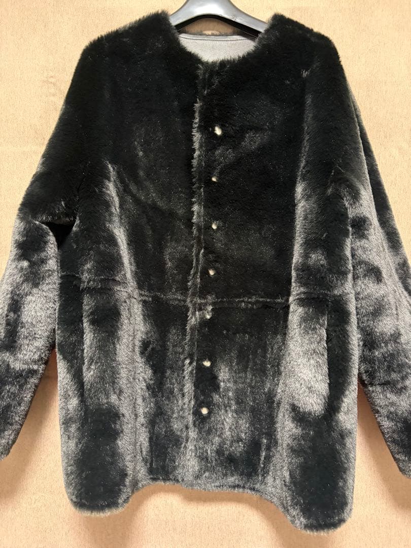 マカフィー MACPHEEフェイクムートンリバーシブルコートトゥモローランド