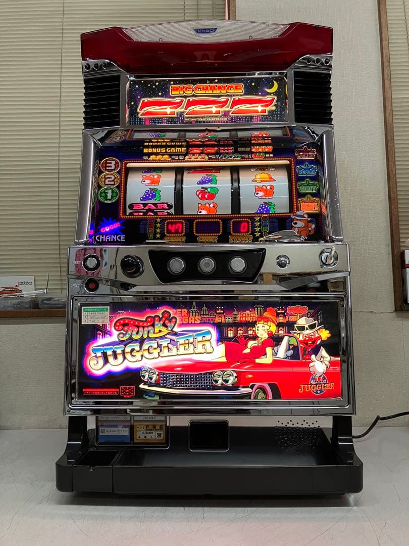 売約済み　パチスロ実機　ファンキージャグラー　不要機付き
