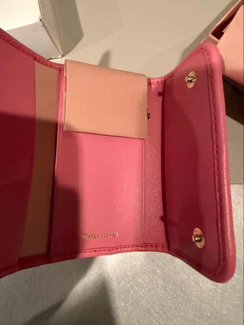 MIUMIU♡マテラッセキーケース(ピンク)♡