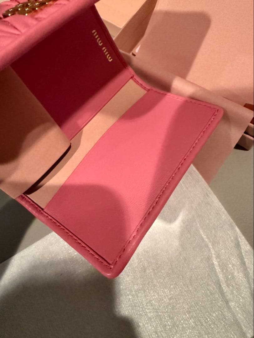 MIUMIU♡マテラッセキーケース(ピンク)♡