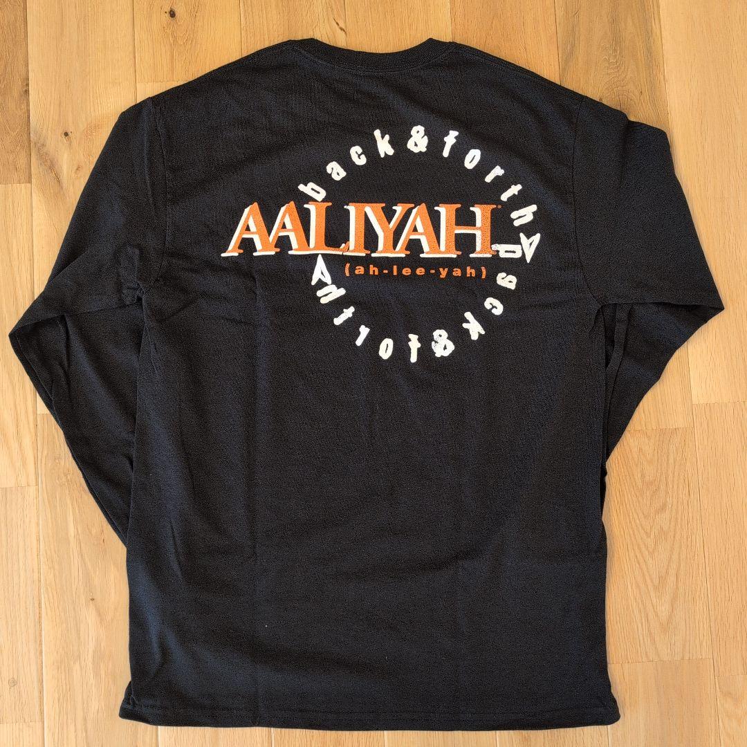 Aaliyah ロンT Back & Forth 長袖 M ブラック