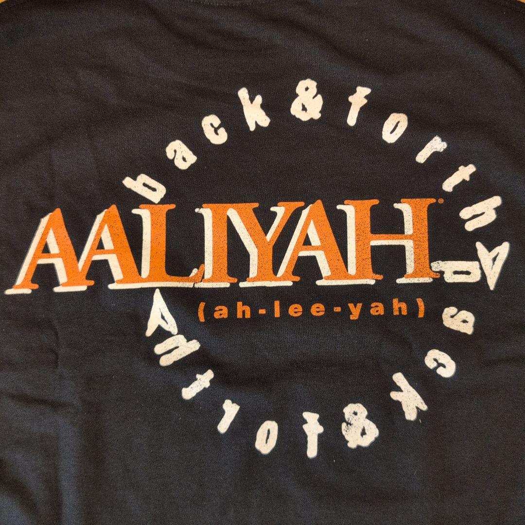 Aaliyah ロンT Back & Forth 長袖 M ブラック
