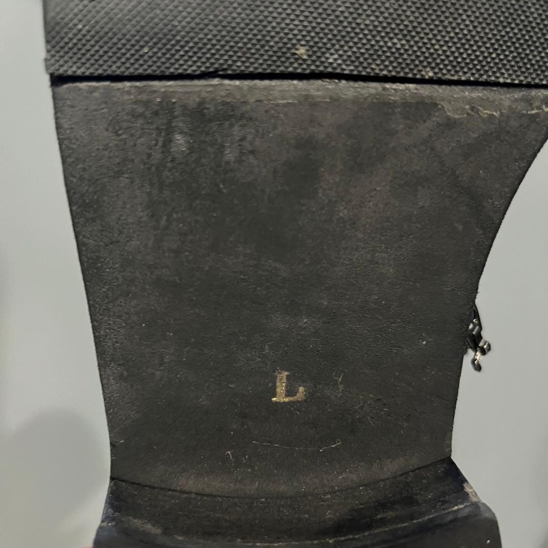 galaabend ヒールブーツ レザー ブラック