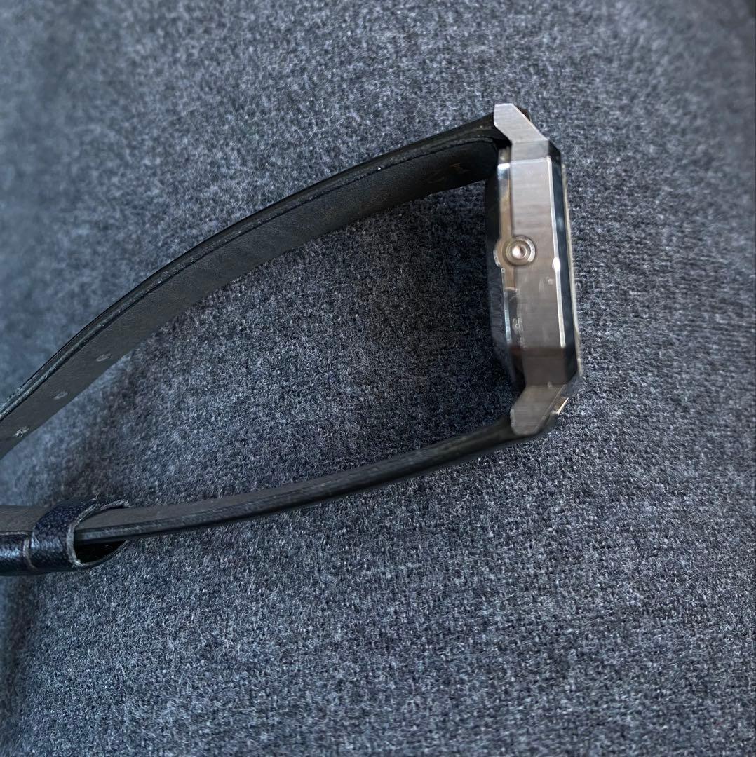 オメガ デビル OMEGA クォーツ 中古 銀黒　アンティーク　ビンテージ