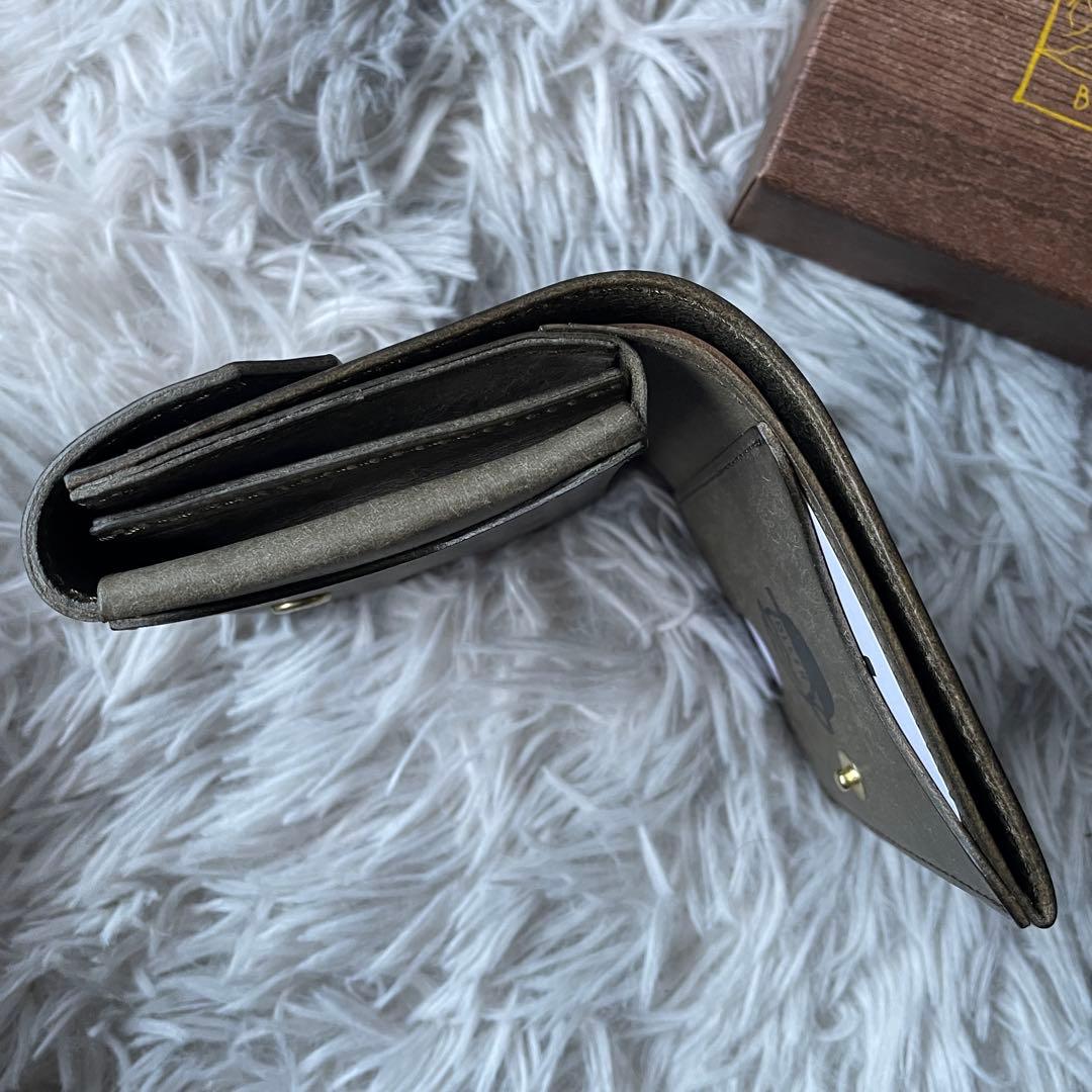 【未使用レベル】ビアベリー ハッチバック 財布 プエブロレザー