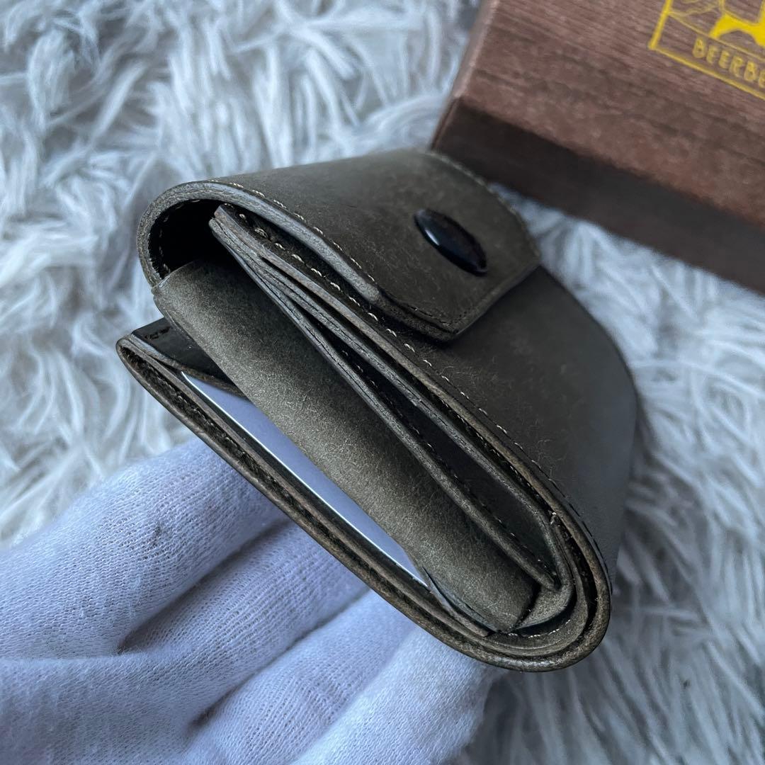 【未使用レベル】ビアベリー ハッチバック 財布 プエブロレザー