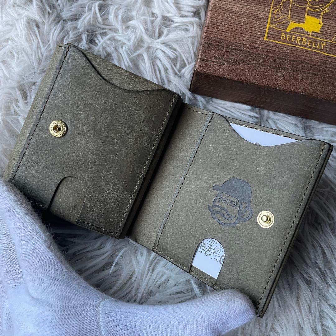 【未使用レベル】ビアベリー ハッチバック 財布 プエブロレザー