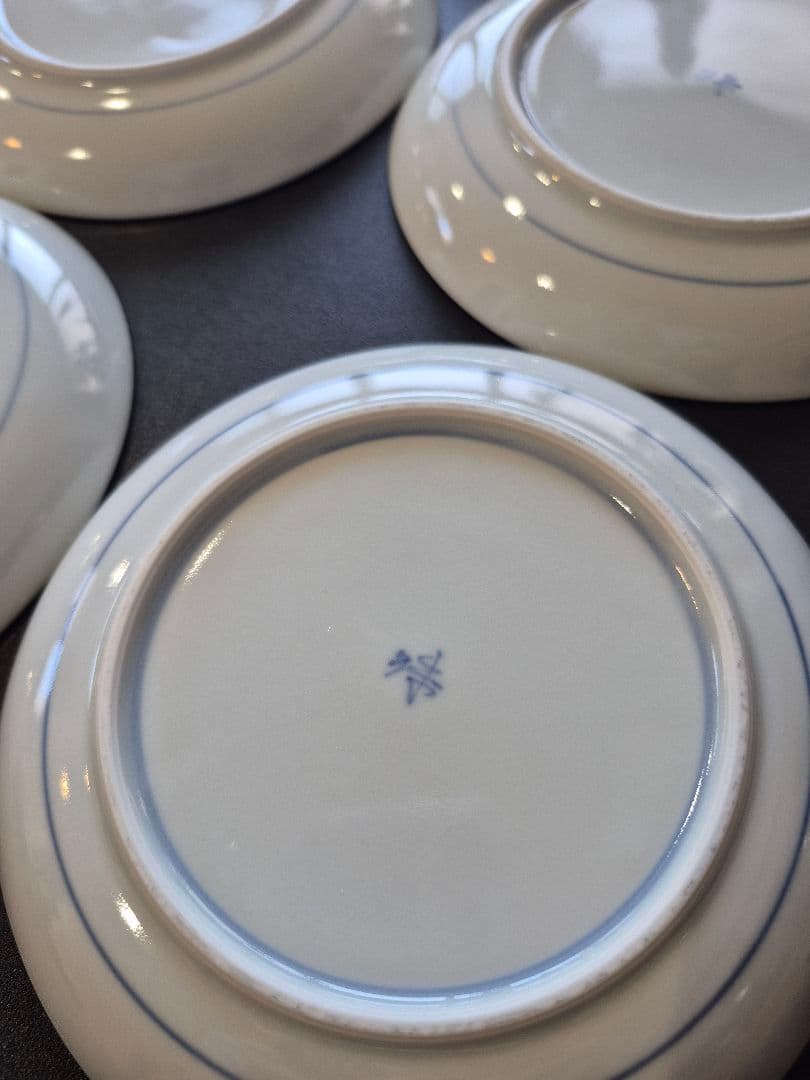 ※banbi※ 有田焼 福珠窯 染錦丸紋 5.5寸皿