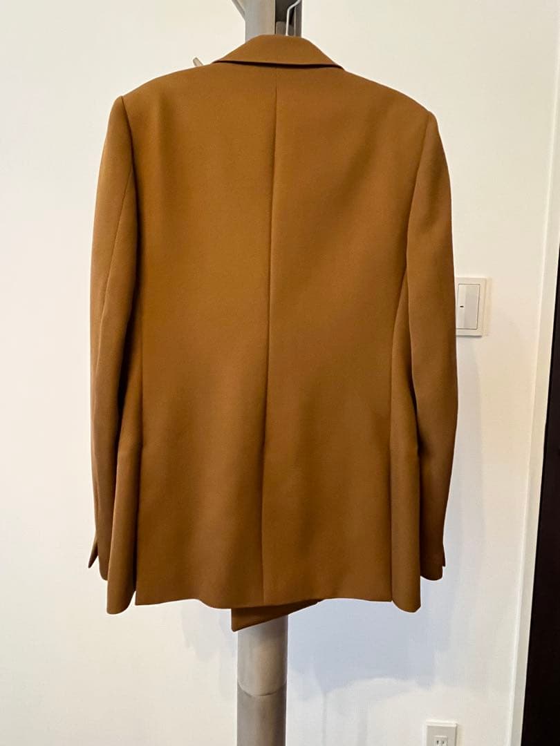 ブラウン テーラードジャケット ダブルボタン