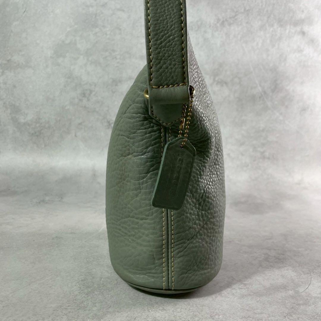 ✨稀少✨美品✨オールドコーチ　ソノマ　バケットバッグ　クロスボディ　レザー　緑