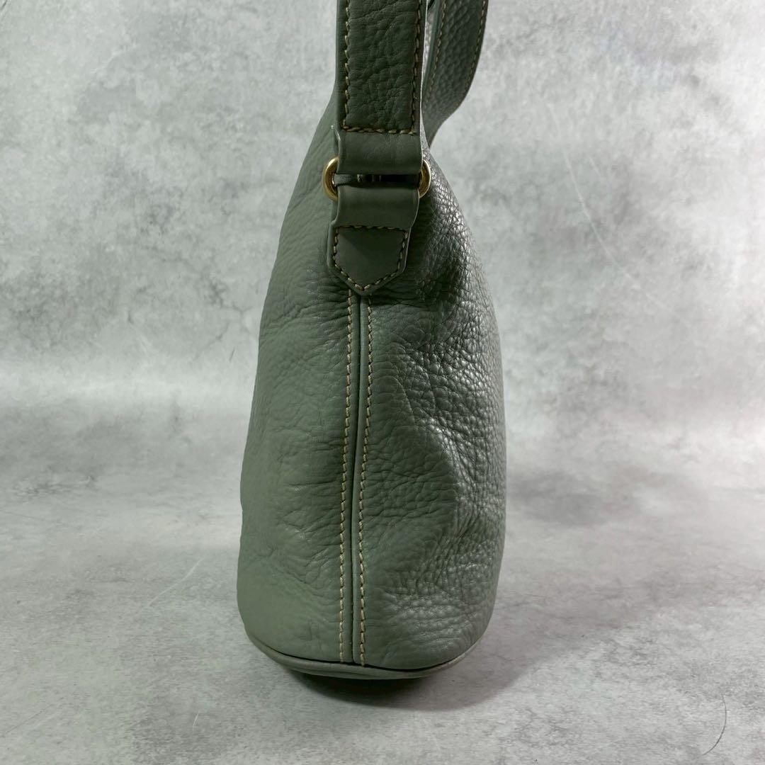 ✨稀少✨美品✨オールドコーチ　ソノマ　バケットバッグ　クロスボディ　レザー　緑