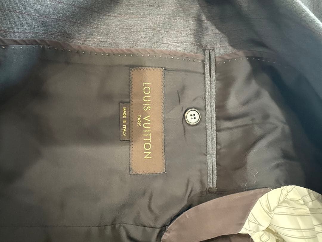 LOUIS VUITTONグレー スーツ パンツ セット サイズ50