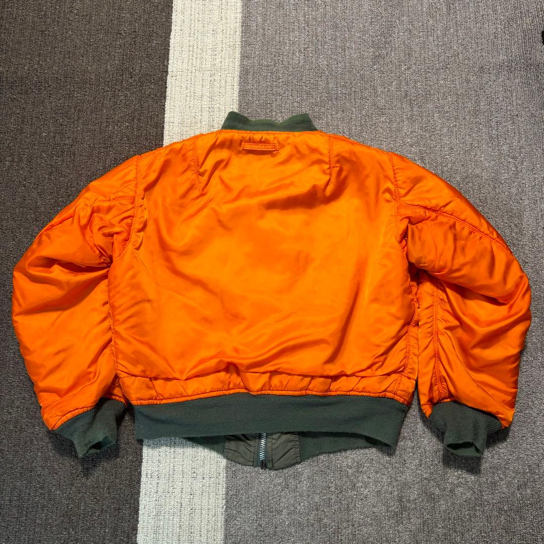 【美品】80s USA製 ALPHA INDUSTRIES MA-1 L 短丈