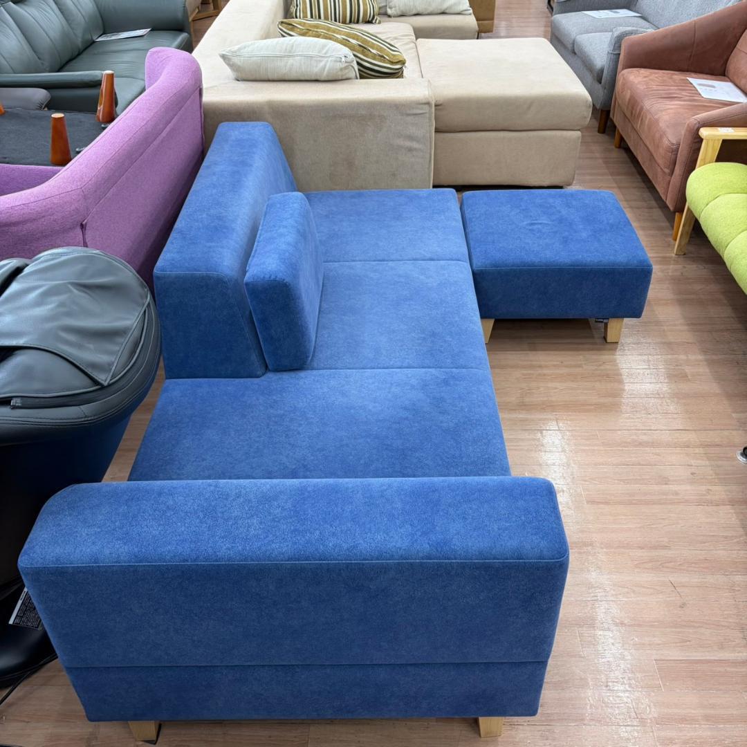 coffee大好き 　3人掛けソファ FLANNEL PIVO スツール付