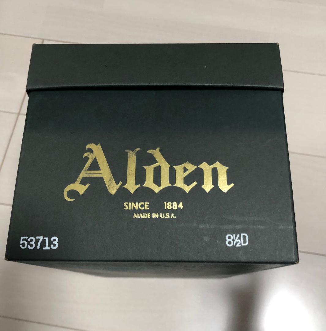 新品 ALDEN MILITARY プレーントゥ シューズ 53713 8h