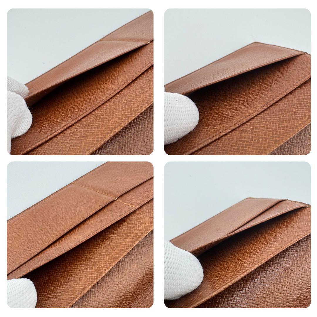 【極美品】ルイヴィトン 札入れ ポルトシェキエダブル ポルトカルトクレディ 財布