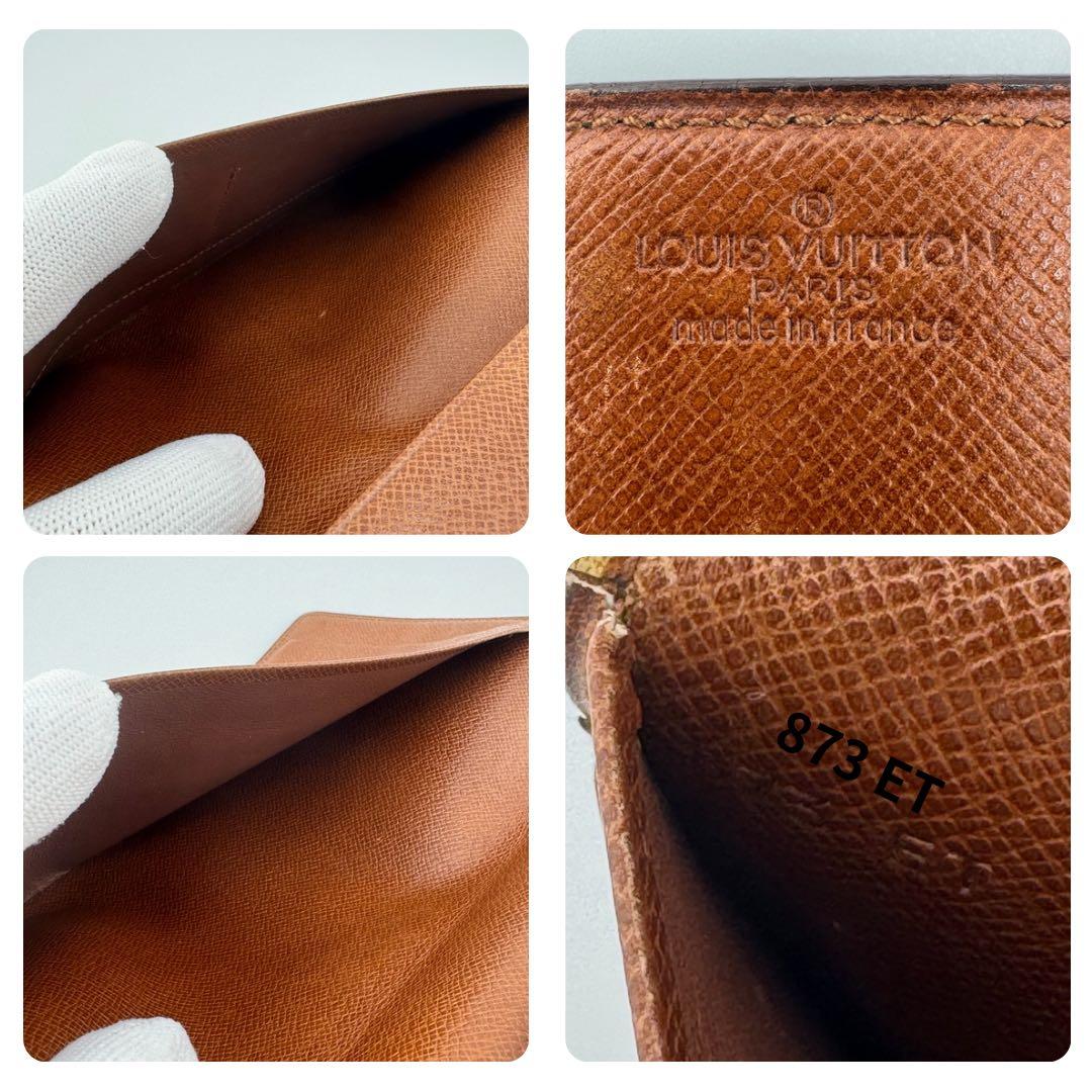 【極美品】ルイヴィトン 札入れ ポルトシェキエダブル ポルトカルトクレディ 財布