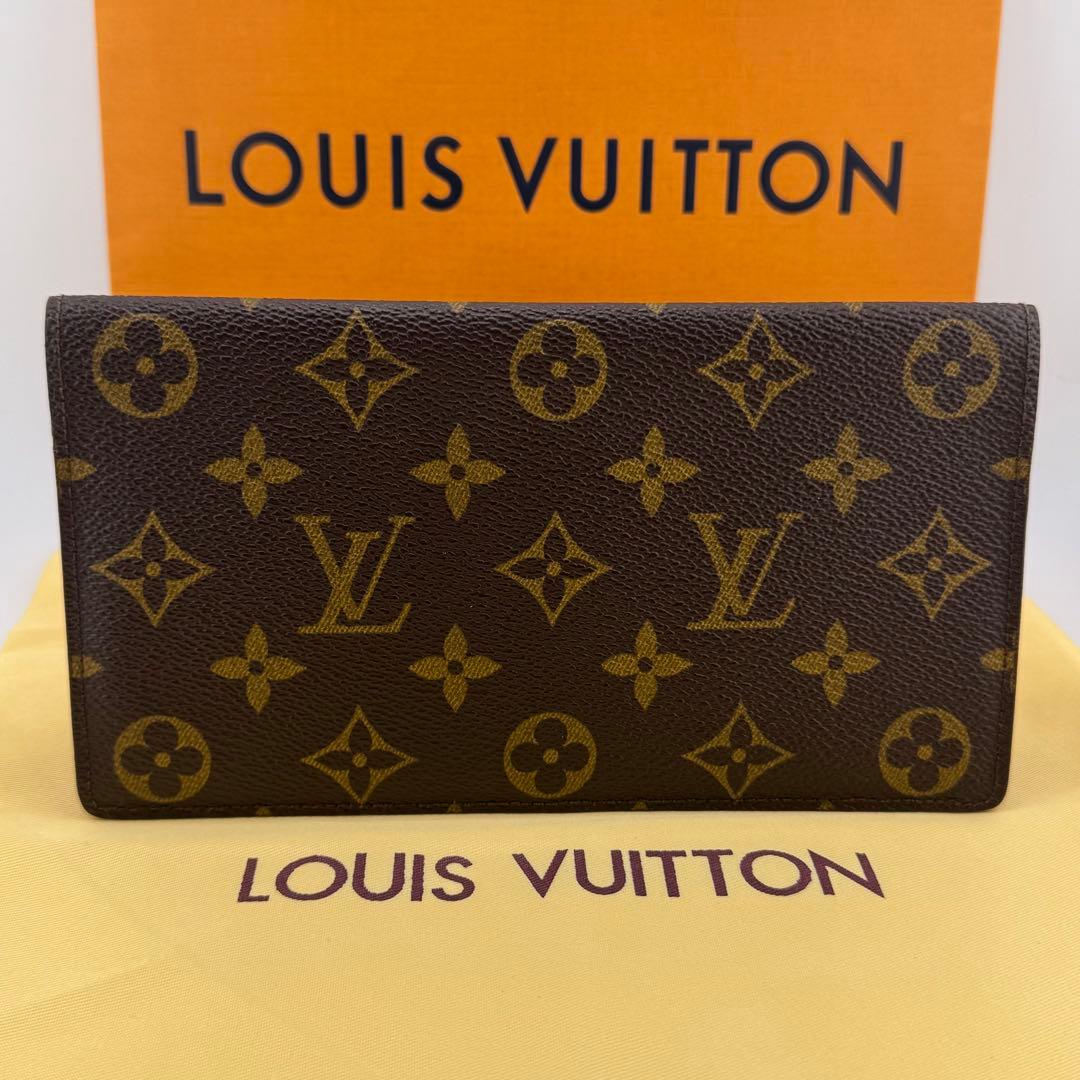 【極美品】ルイヴィトン 札入れ ポルトシェキエダブル ポルトカルトクレディ 財布