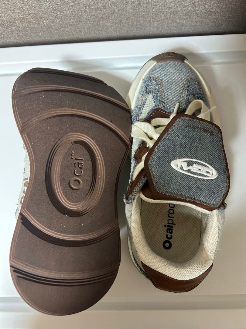 Ocai Cloud Runner 厚底　デニム/ブラウン