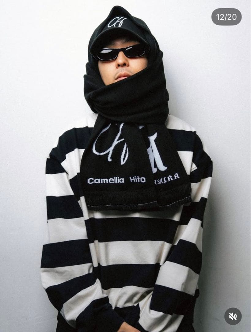 唾奇 武道館 物販 Camellia マフラー CH Warmer Scarf